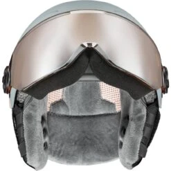 Uvex Rocket Jr. Visor Rhino-blush Matt -Atomic Ski Winkel 22 rocket jr visor S566263 7003 3 1280x1280
