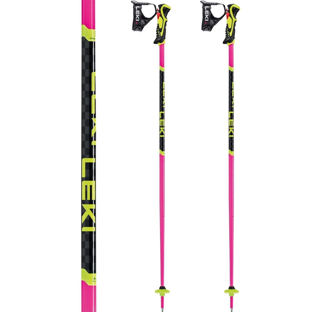 Leki WCR Lite SL 3D Neonpink/black/neonyellow 2 Leki WCR Lite SL 3D Neonpink/black/neonyellow - Afbeelding 2
