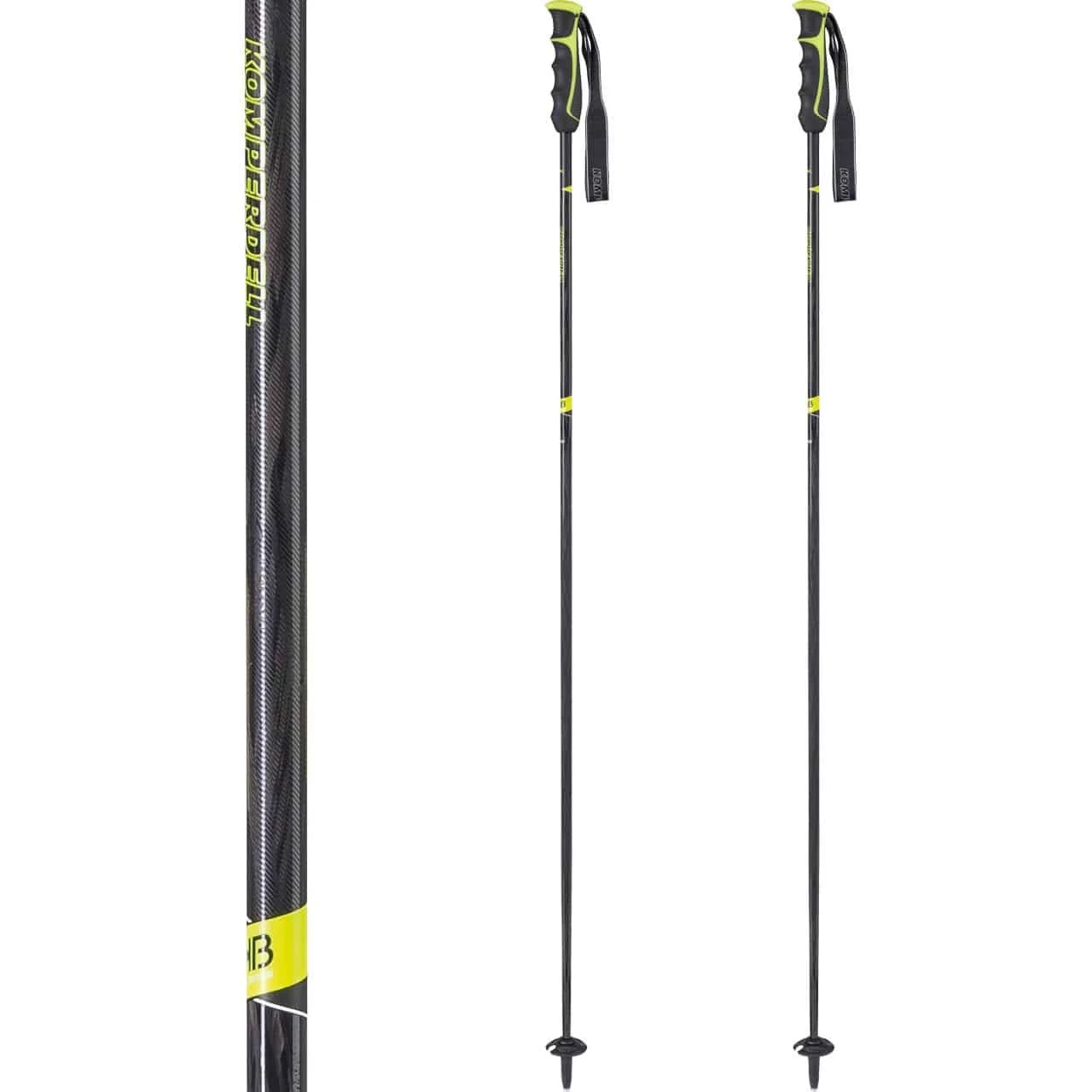Komperdell Booster Speed Carbon Black/yellow 2 Komperdell Booster Speed Carbon Black/yellow - Afbeelding 2